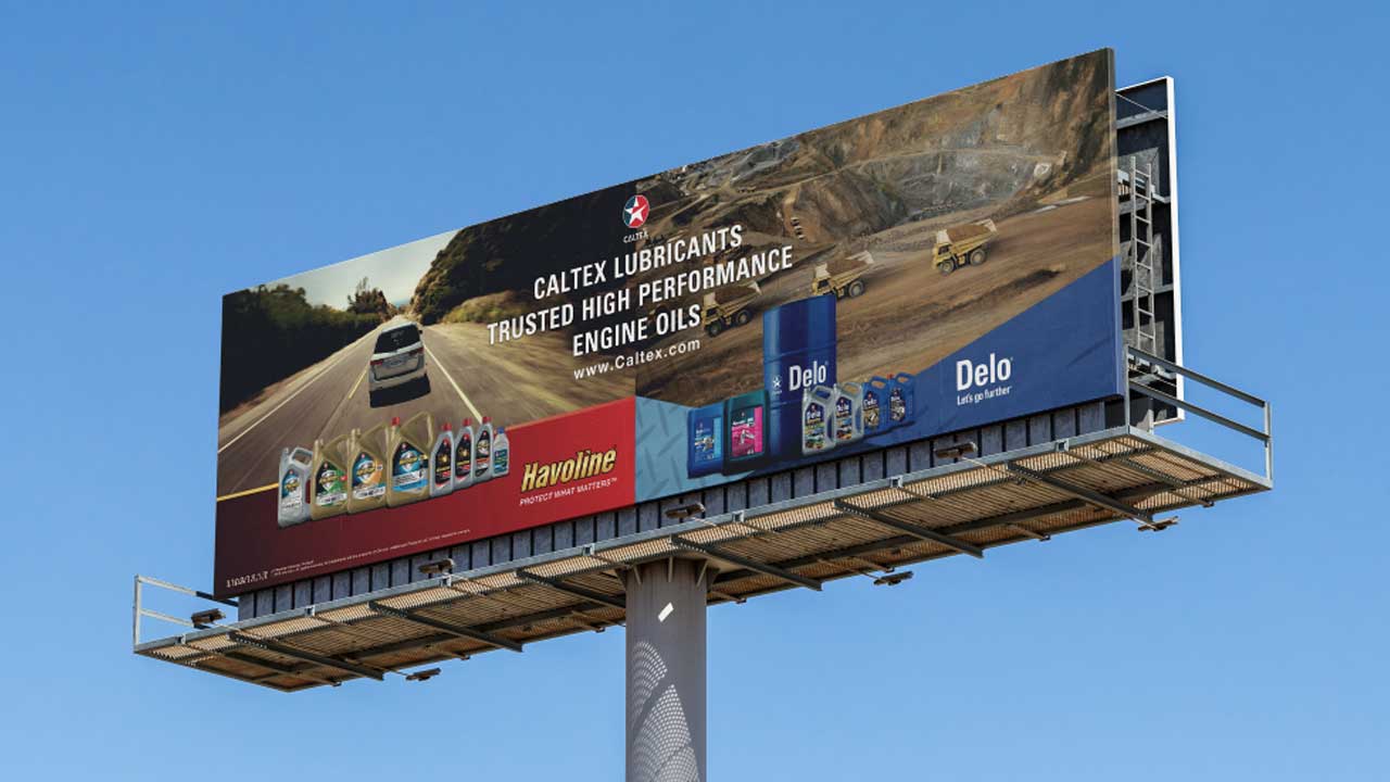 Caltex banner print sample