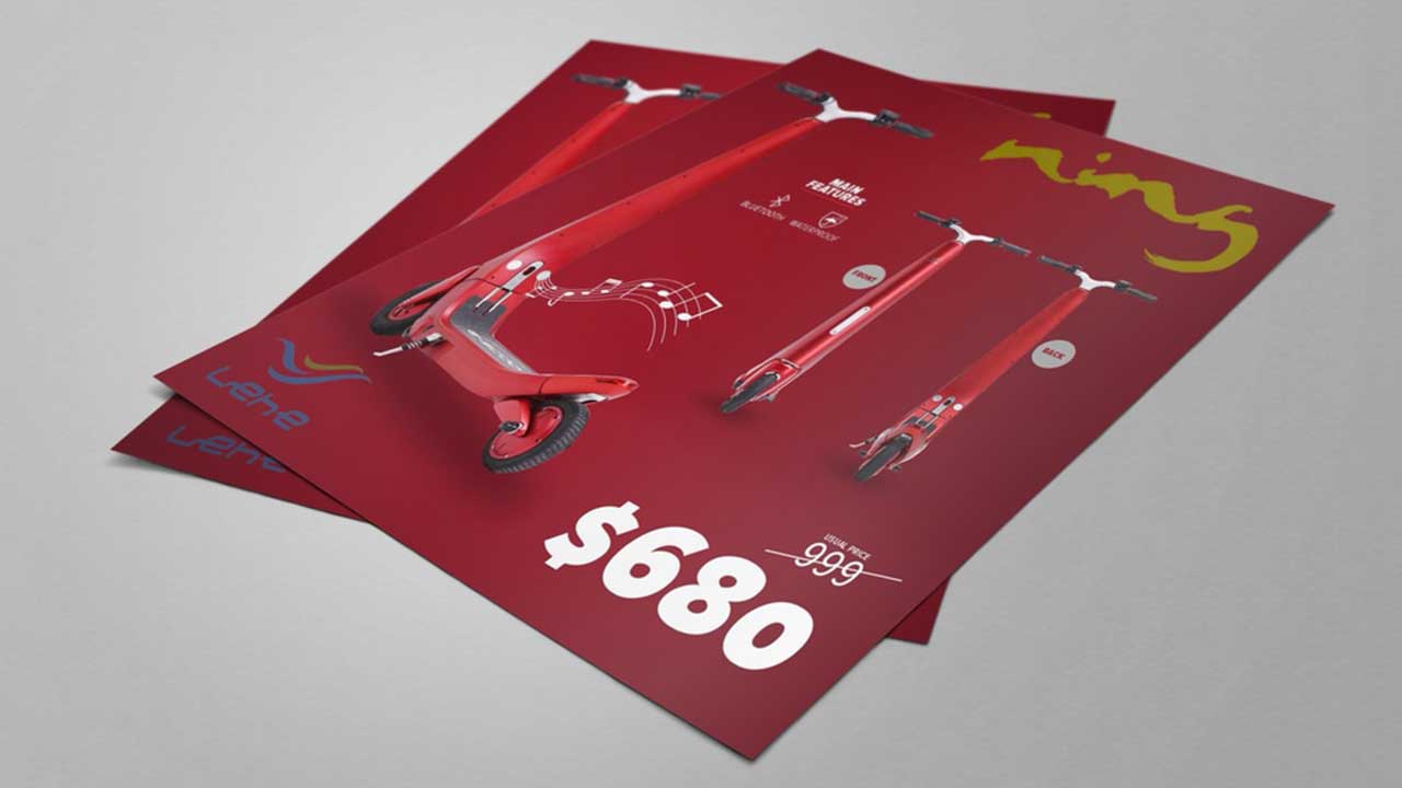 Product promotion graphic sample
